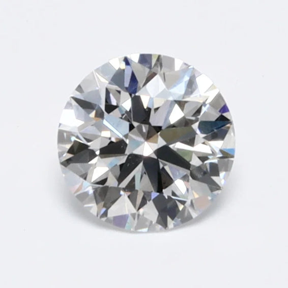 Round diamond on a light gray background