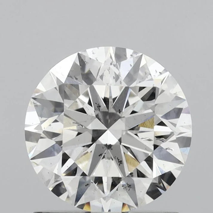 Trendy 1.13 CT Round Shape F Color SI2 Clarity Lab Grown Diamond For the Past Blue