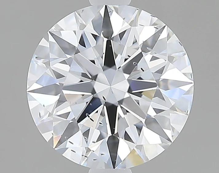 2.02 CT Round Brilliant Lab Grown Diamond – Pure D Color Sparkle