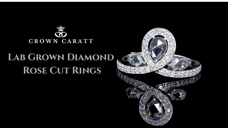 Lab Diamond Rose Cut Rings