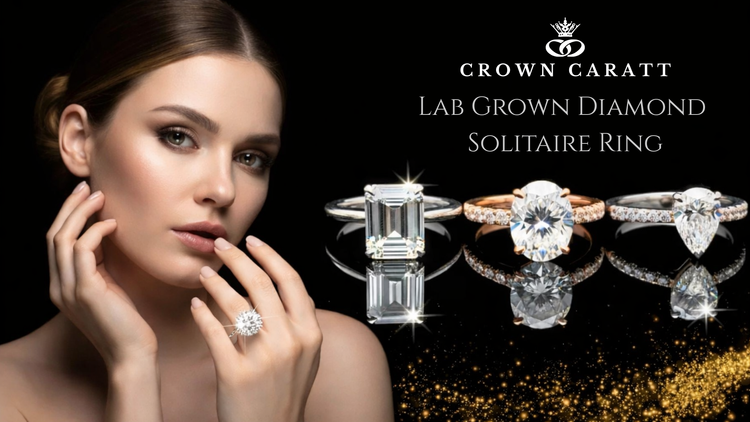 Lab Diamond Solitaire Ring