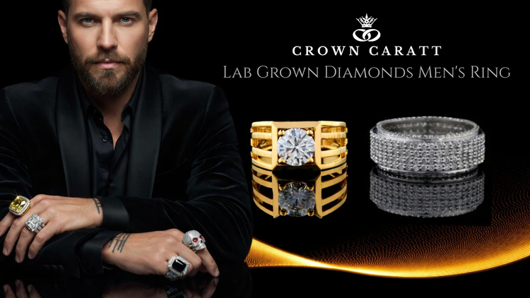 Lab Diamonds Men's Ring
