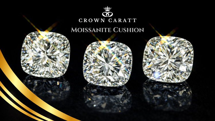 Moissanite Cushion