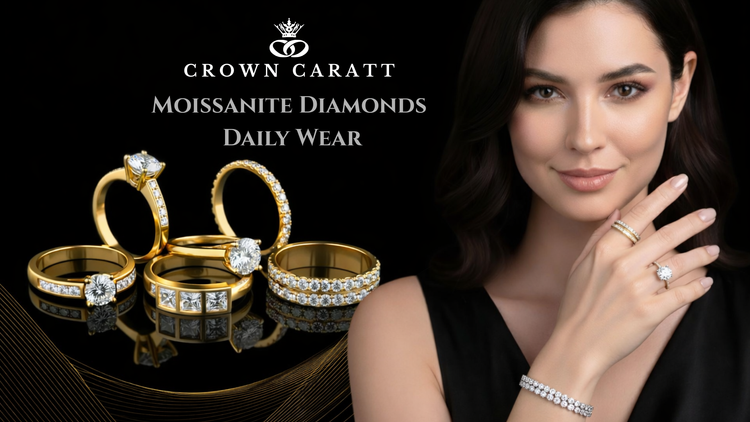 Moissanite Diamonds Daily Wear