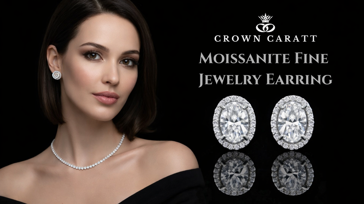 Moissanite Fine Jewelry Earring