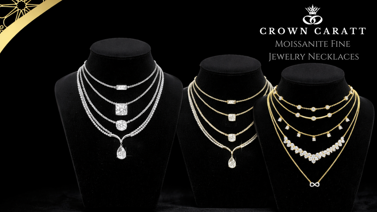 Moissanite Fine Jewelry Necklaces