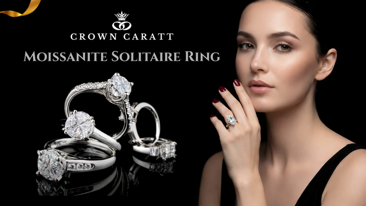 Moissanite Solitaire Ring