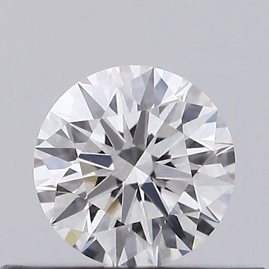 Sustainable 0.33 CT Round Shape E Color SI2 Clarity Lab Grown Diamond For the Soft Turns