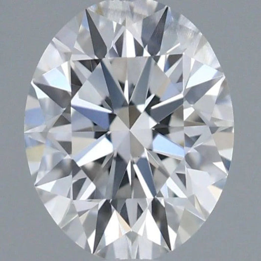 Round diamond on a gray background