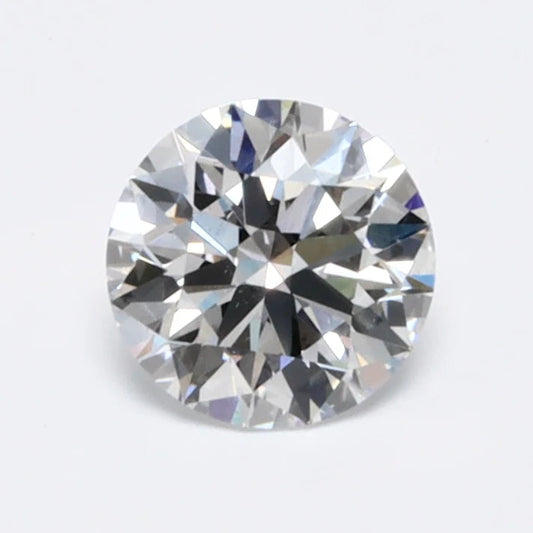 Round diamond on a light gray background