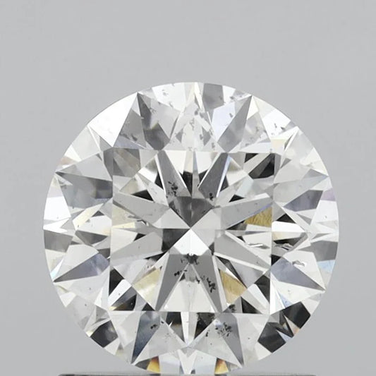 Trendy 1.13 CT Round Shape F Color SI2 Clarity Lab Grown Diamond For the Past Blue