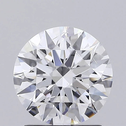1.70 CT Round Brilliant Lab Grown Diamond – D Color, Premium Fire