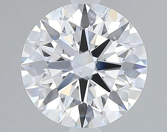 2.01 CT Round Brilliant Lab Grown Diamond – Premium D Color Excellence